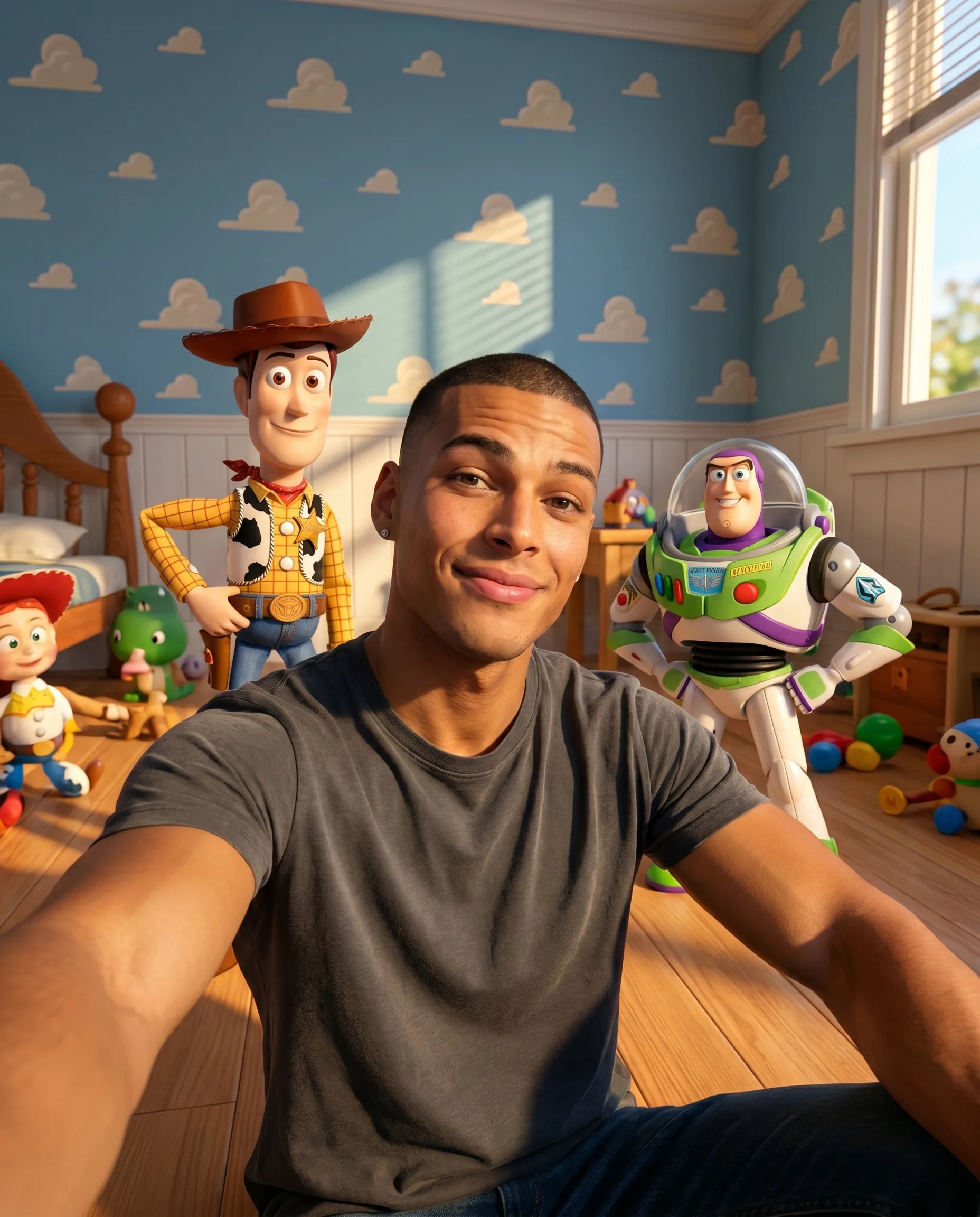 Selfie in stile Pixar — Toy Story