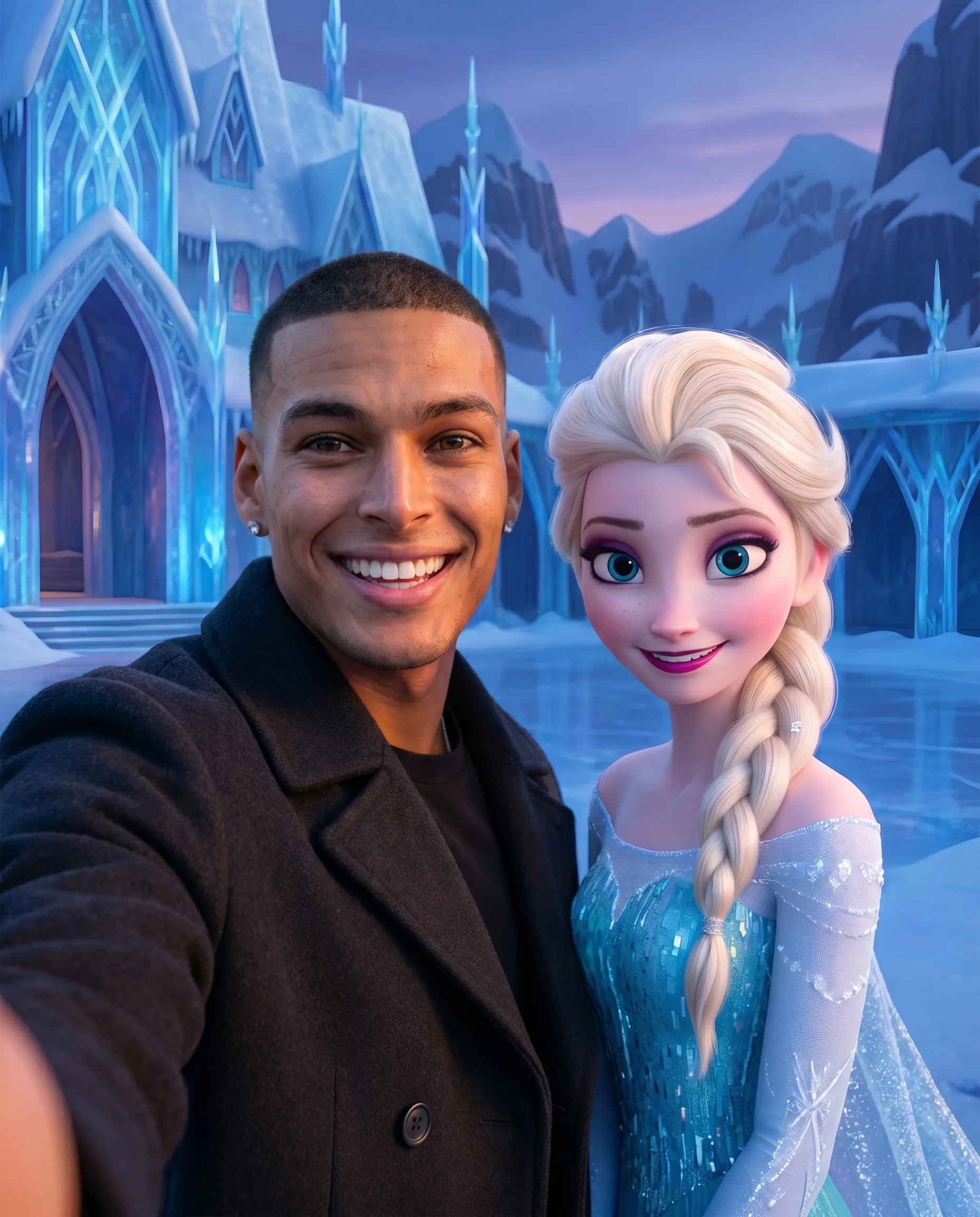 Selfie con Elsa — Frozen